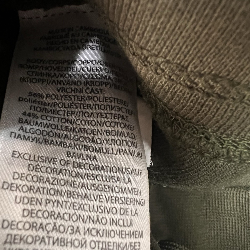 POLO RALPH LAUREN Sweatpants Joggers Womens Small Olive Double Knit Tech Pockets - Picture 8 of 8